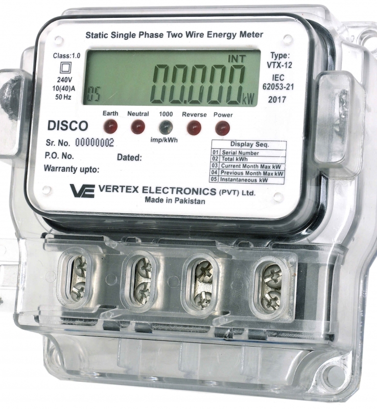 Single Phase Electricity Meter